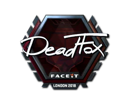Sticker | DeadFox (Foil) | London 2018 image