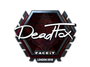 Sticker | DeadFox (Foil) | London 2018 image