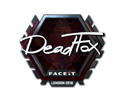 Sticker | DeadFox (Foil) | London 2018 image