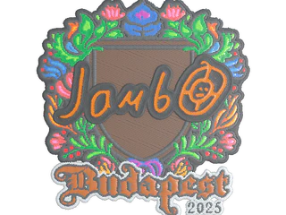 Sticker | jambo (Embroidered) | Budapest 2025