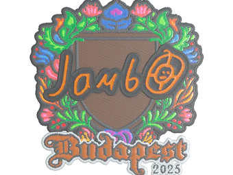 Sticker | jambo (Embroidered) | Budapest 2025 image