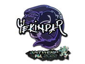 Sticker | YEKINDAR (Glitter) | Antwerp 2022 image