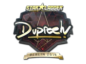 Sticker | dupreeh (Gold) | Berlin 2019 image