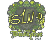 Sticker | s1n | Budapest 2025 image