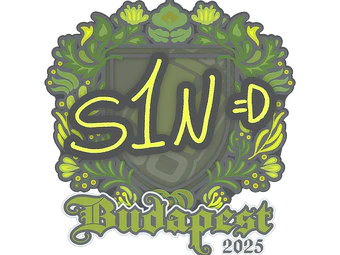 Sticker | s1n | Budapest 2025 image