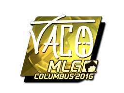 Sticker | TACO (Gold) | MLG Columbus 2016 image