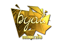 Sticker | byali (Gold) | Cologne 2016 image