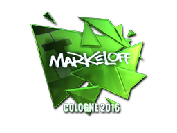 Sticker | markeloff (Foil) | Cologne 2016 image
