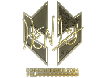 Sticker | HEN1 (Gold) | Copenhagen 2024 image
