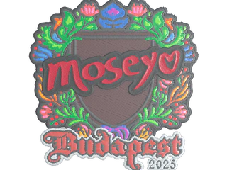 Sticker | Moseyuh (Embroidered) | Budapest 2025