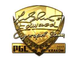 Sticker | Edward (Gold) | Krakow 2017 image