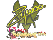 Sticker | ZywOo (Glitter) | Shanghai 2024 image