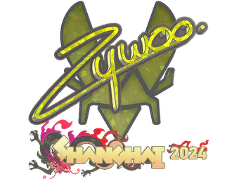 Sticker | ZywOo (Glitter) | Shanghai 2024 image