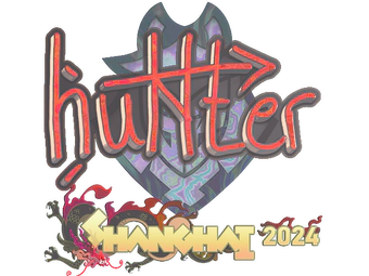 Sticker | huNter- (Holo) | Shanghai 2024 image