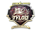 Sticker | Tyloo (Gold) | Berlin 2019 image