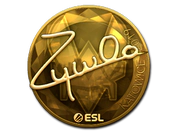 Sticker | ZywOo (Gold) | Katowice 2019 image