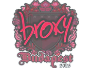 Sticker | broky | Budapest 2025 image
