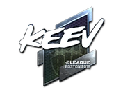 Sticker | keev (Foil) | Boston 2018 image