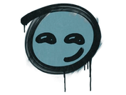 Sealed Graffiti | Smirk (Wire Blue) image