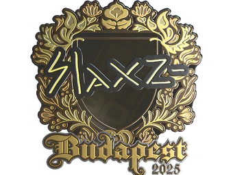 Sticker | slaxz- (Gold) | Budapest 2025 image