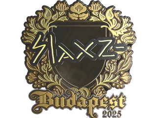 Sticker | slaxz- (Gold) | Budapest 2025