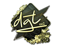 Sticker | dgt (Gold) | Rio 2022 image