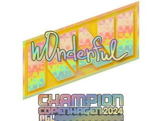 Sticker | w0nderful (Holo, Champion) | Copenhagen 2024