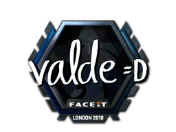 Sticker | v4lde (Foil) | London 2018 image