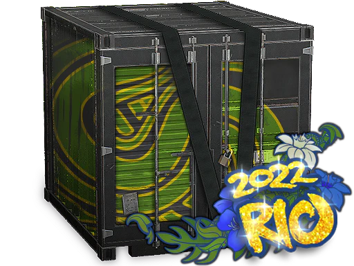 Rio 2022 Storage Unit with Glitter Stickers