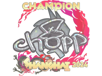 Sticker | chopper (Glitter, Champion) | Shanghai 2024 image