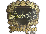 Sticker | headtr1ck (Gold) | Budapest 2025 image