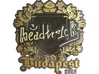 Sticker | headtr1ck (Gold) | Budapest 2025 image