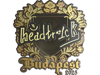 Sticker | headtr1ck (Gold) | Budapest 2025