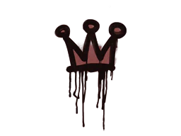 Sealed Graffiti | Little Crown (Brick Red)