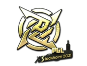 Sticker | Ninjas in Pyjamas (Gold) | Stockholm 2021 image