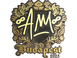 Sticker | AW (Gold) | Budapest 2025
