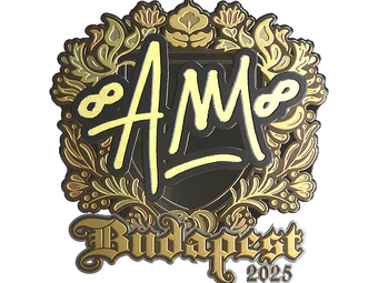 Sticker | AW (Gold) | Budapest 2025 image
