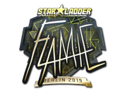 Sticker | flamie (Gold) | Berlin 2019 image