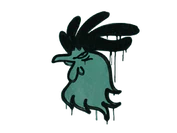 Sealed Graffiti | Cocky (Frog Green) image