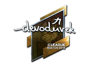 Sticker | devoduvek (Foil) | Boston 2018 image