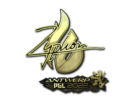 Sticker | Zyphon (Gold) | Antwerp 2022 image
