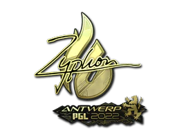 Sticker | Zyphon (Gold) | Antwerp 2022 image