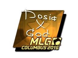 Sticker | Dosia (Gold) | MLG Columbus 2016 image
