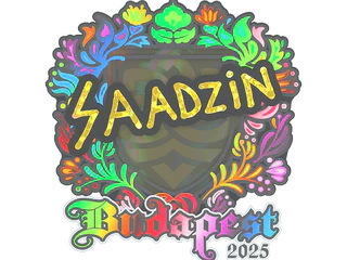 Sticker | saadzin (Holo) | Budapest 2025