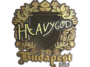 Sticker | Heavygod (Gold) | Budapest 2025 image