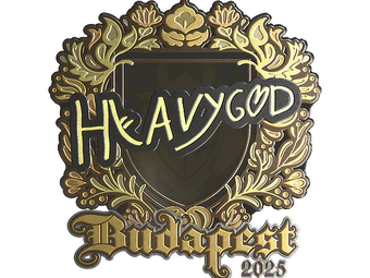 Sticker | Heavygod (Gold) | Budapest 2025 image