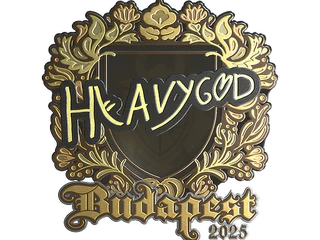 Sticker | Heavygod (Gold) | Budapest 2025