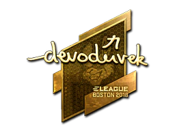 Sticker | devoduvek (Gold) | Boston 2018 image