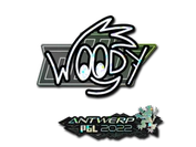 Sticker | WOOD7 (Glitter) | Antwerp 2022 image