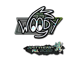 Sticker | WOOD7 (Glitter) | Antwerp 2022 image